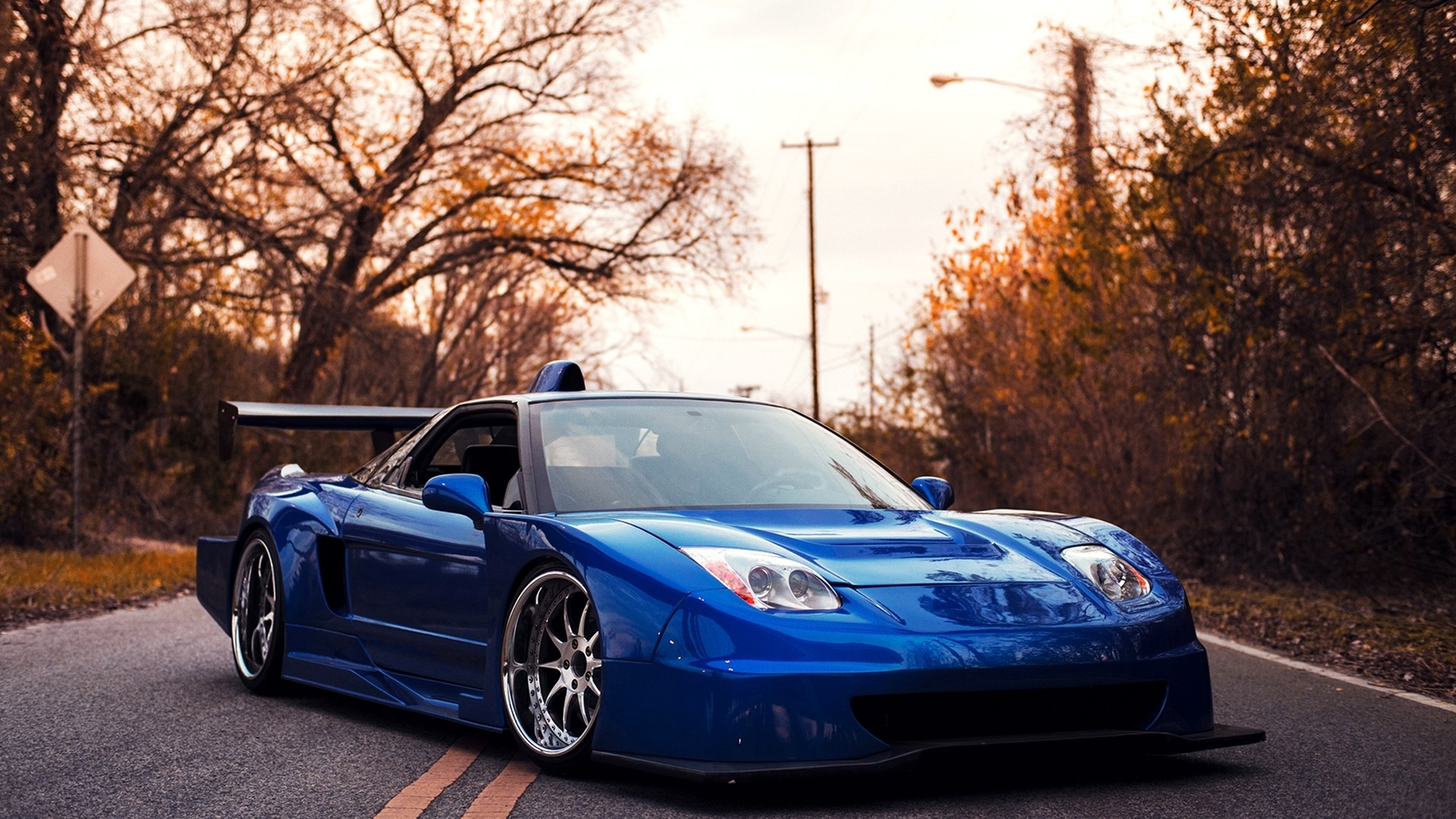 Honda NSX синяя