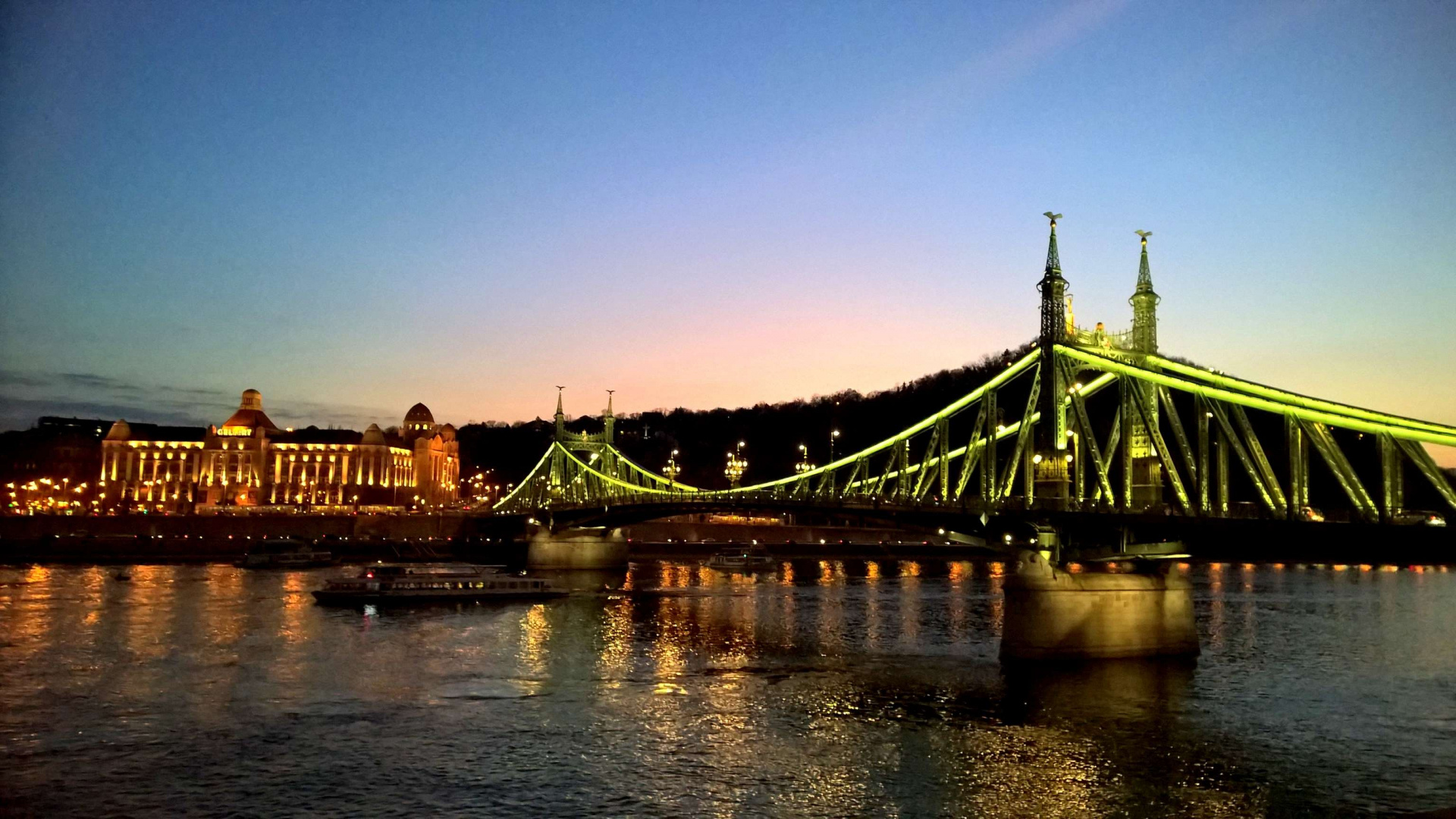 Мост Эржебет Будапешт