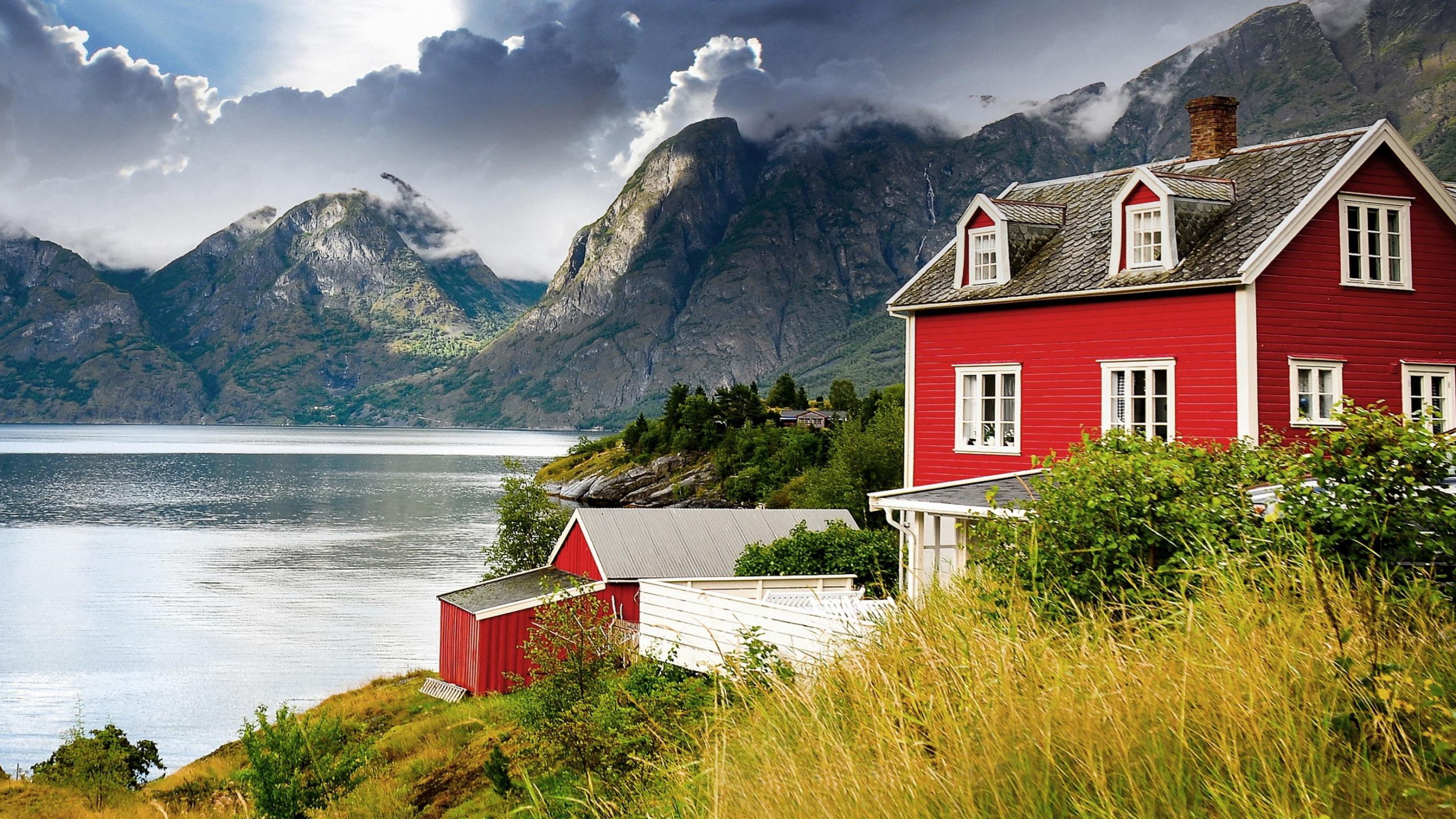 Норвегия Одда домики