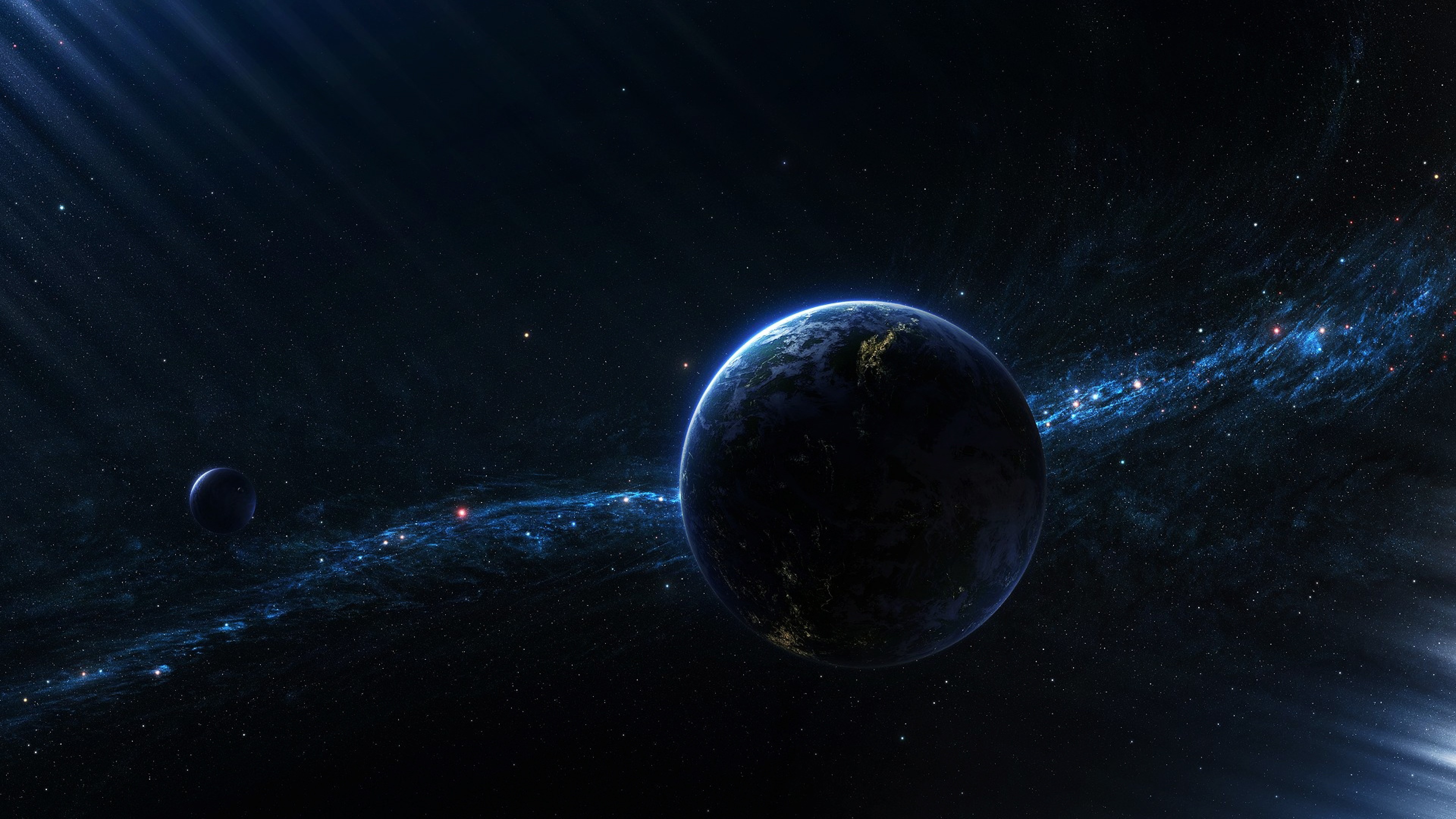 Обои космическое пространство астрономический объект атмосфера планета космос 4k Ultra Hd 8953