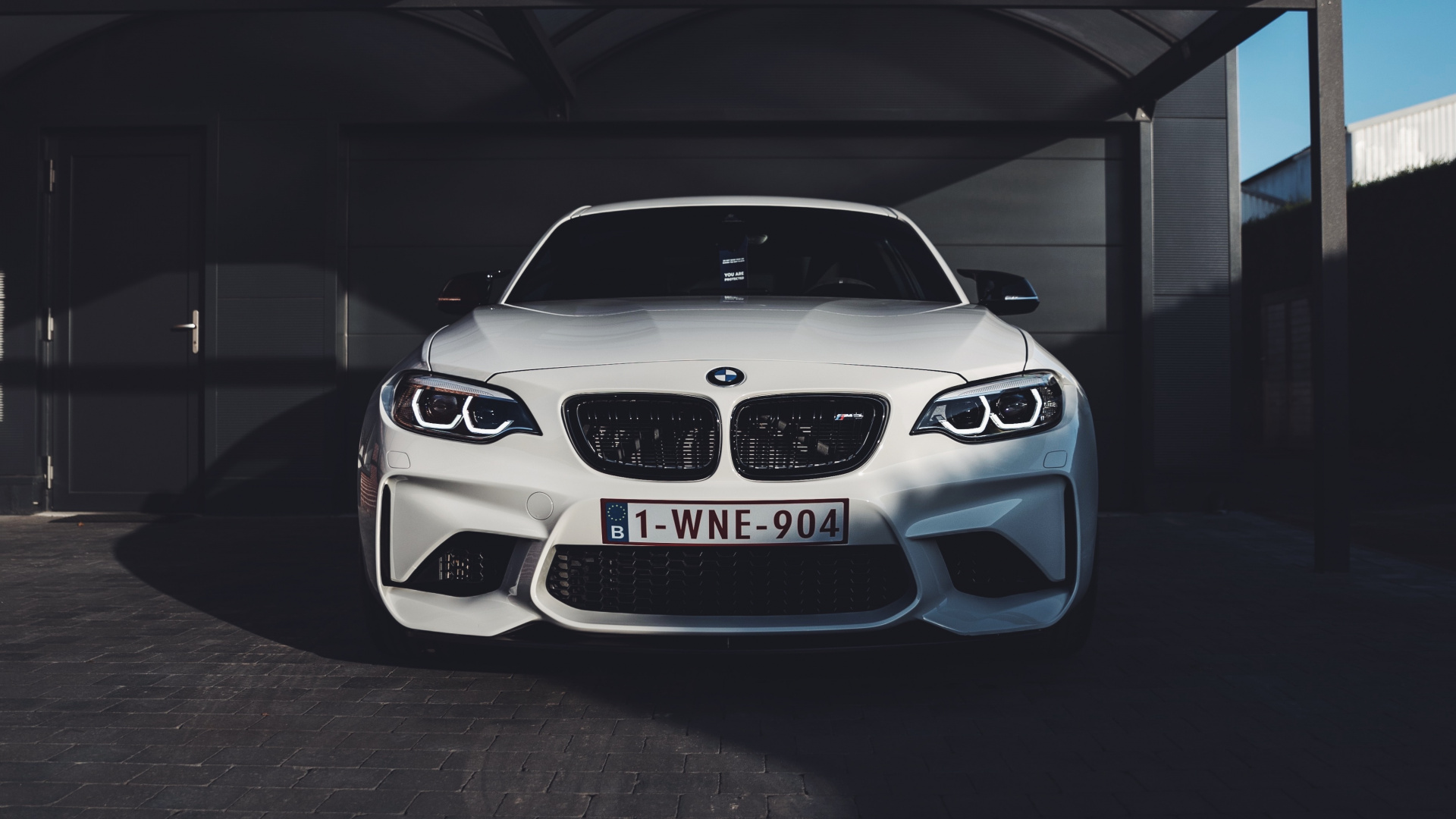 BMW m2 White 4k