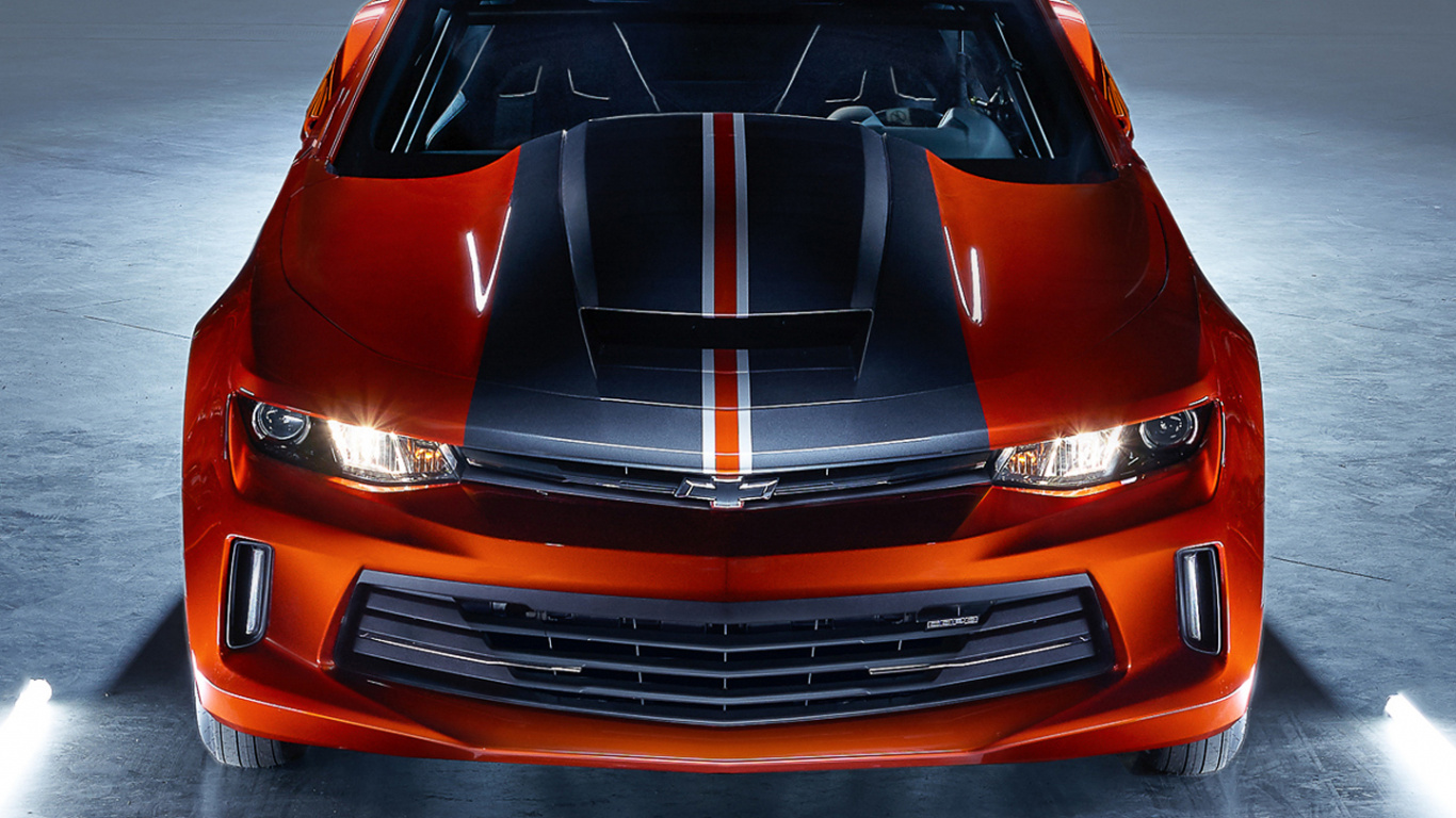 Chevrolet Camaro Black and Orange
