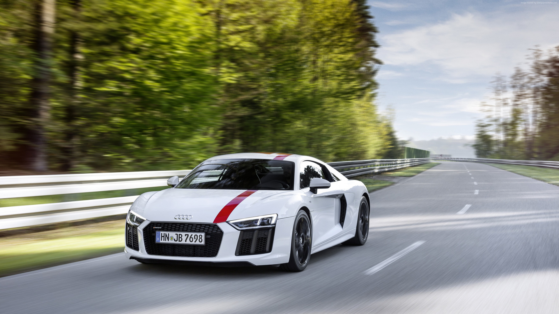 Audi r8 ночная