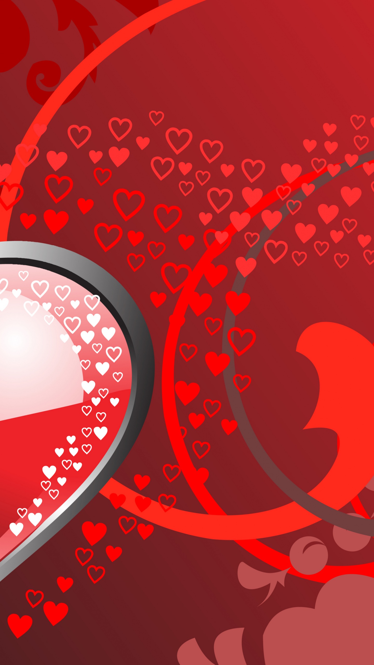 Парные обои сердце