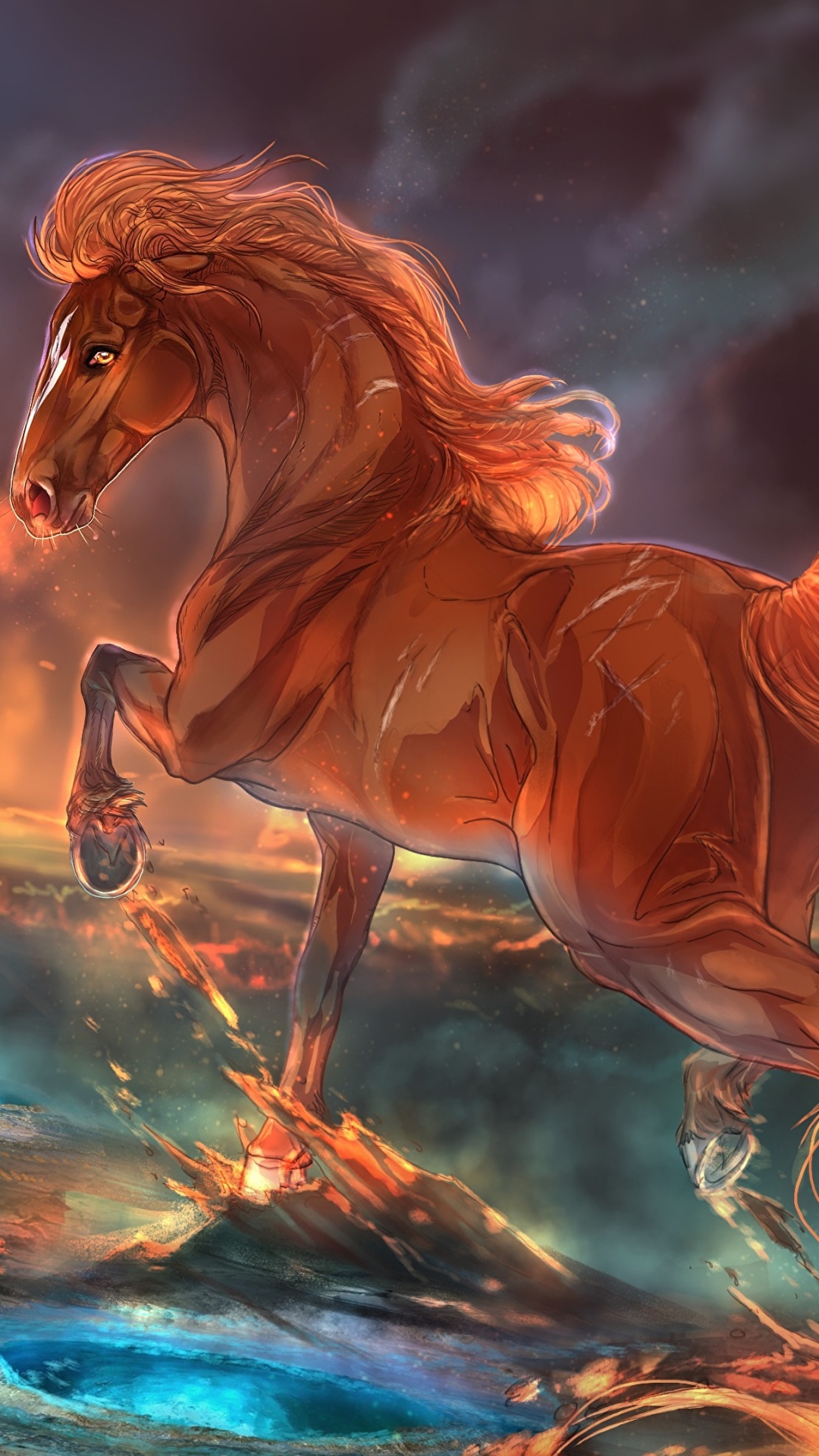 Огненный конь фэнтези