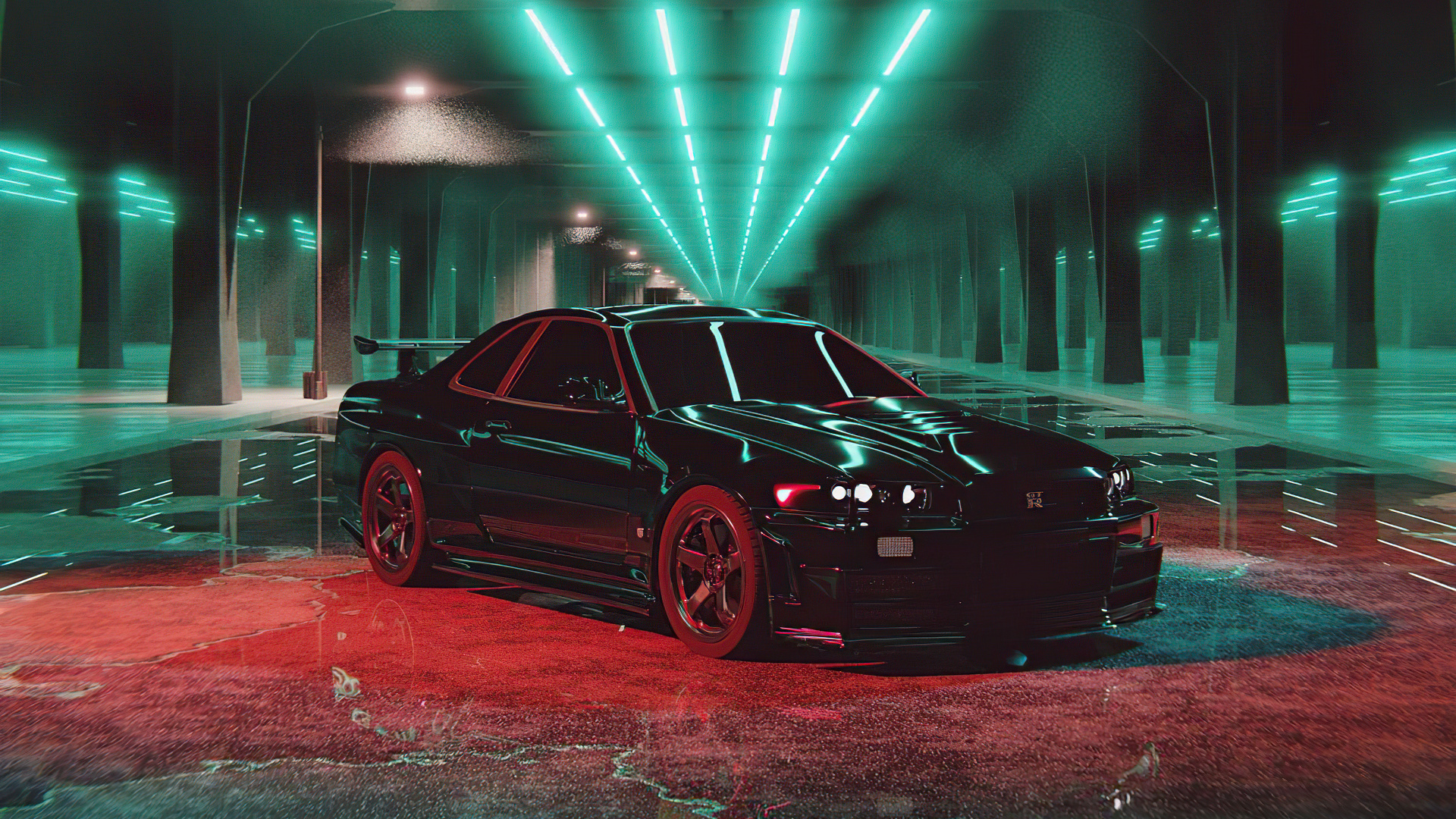Nissan Skyline GTR r34 3840С…2160