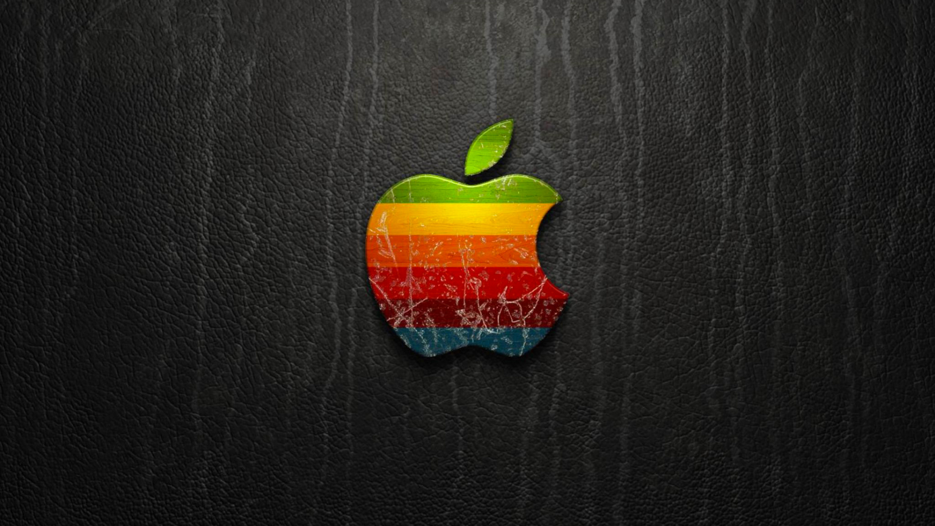 Обои 1920x1080 apple, iMac, черный, фрукты, лого, Full HD, HDTV, 1080p 16:9...