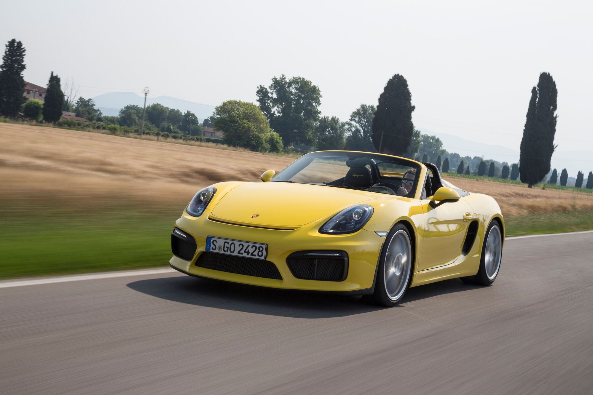 Porsche 718 Boxster Yellow