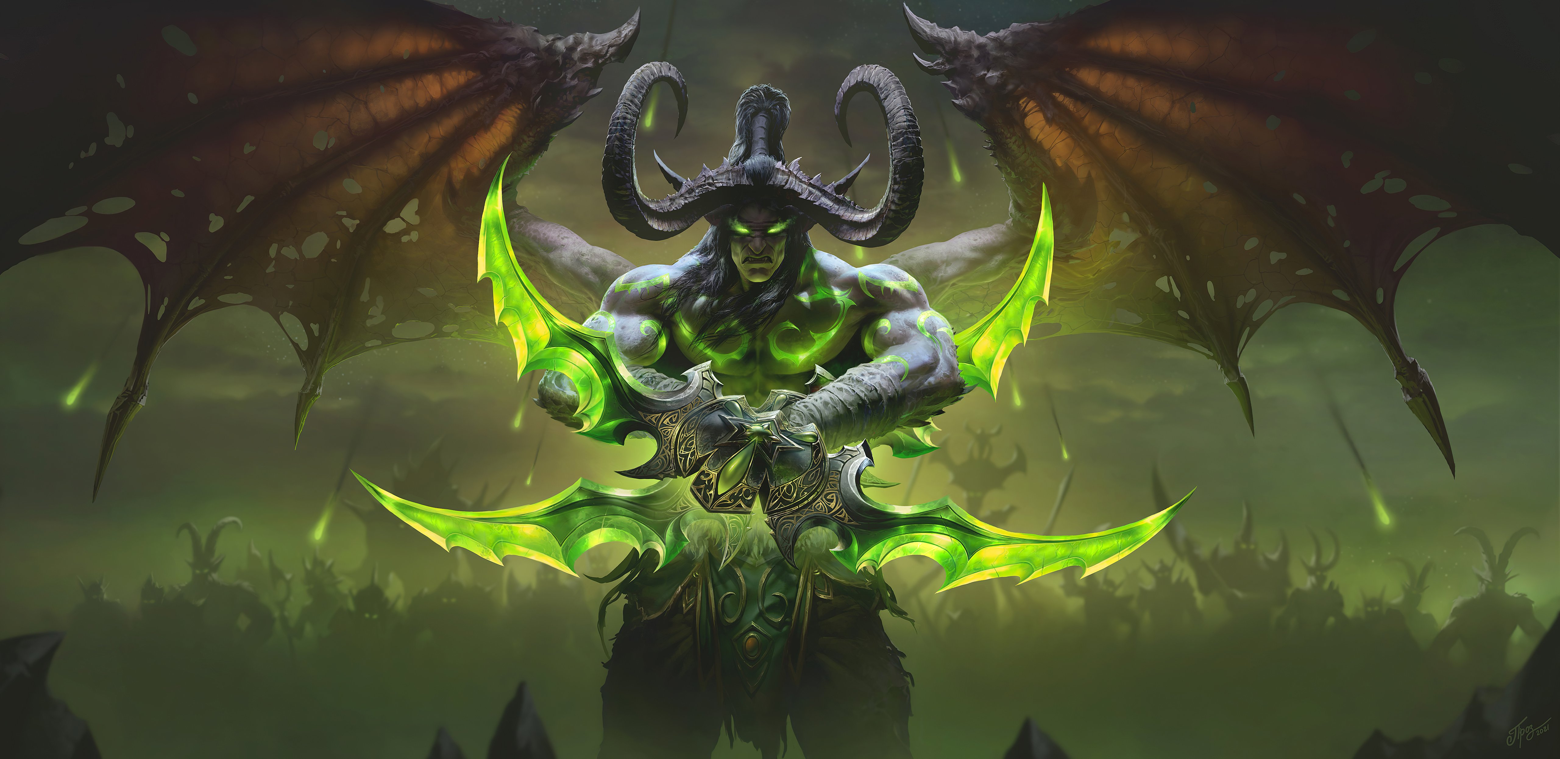 Обои 1366х768 warcraft