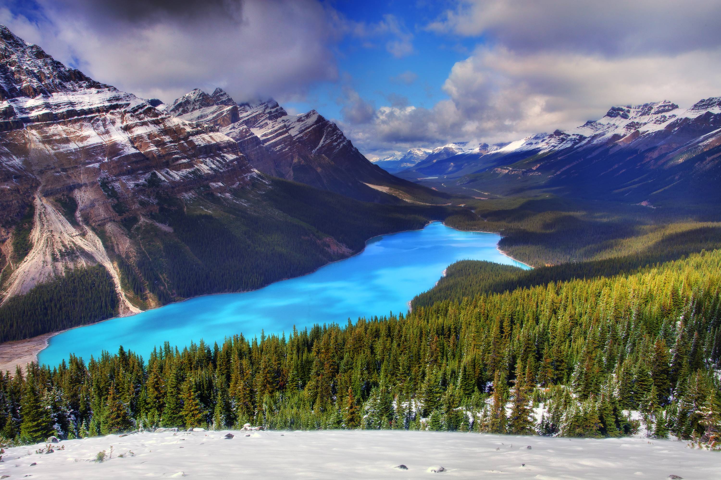 Banff Canada высота гор