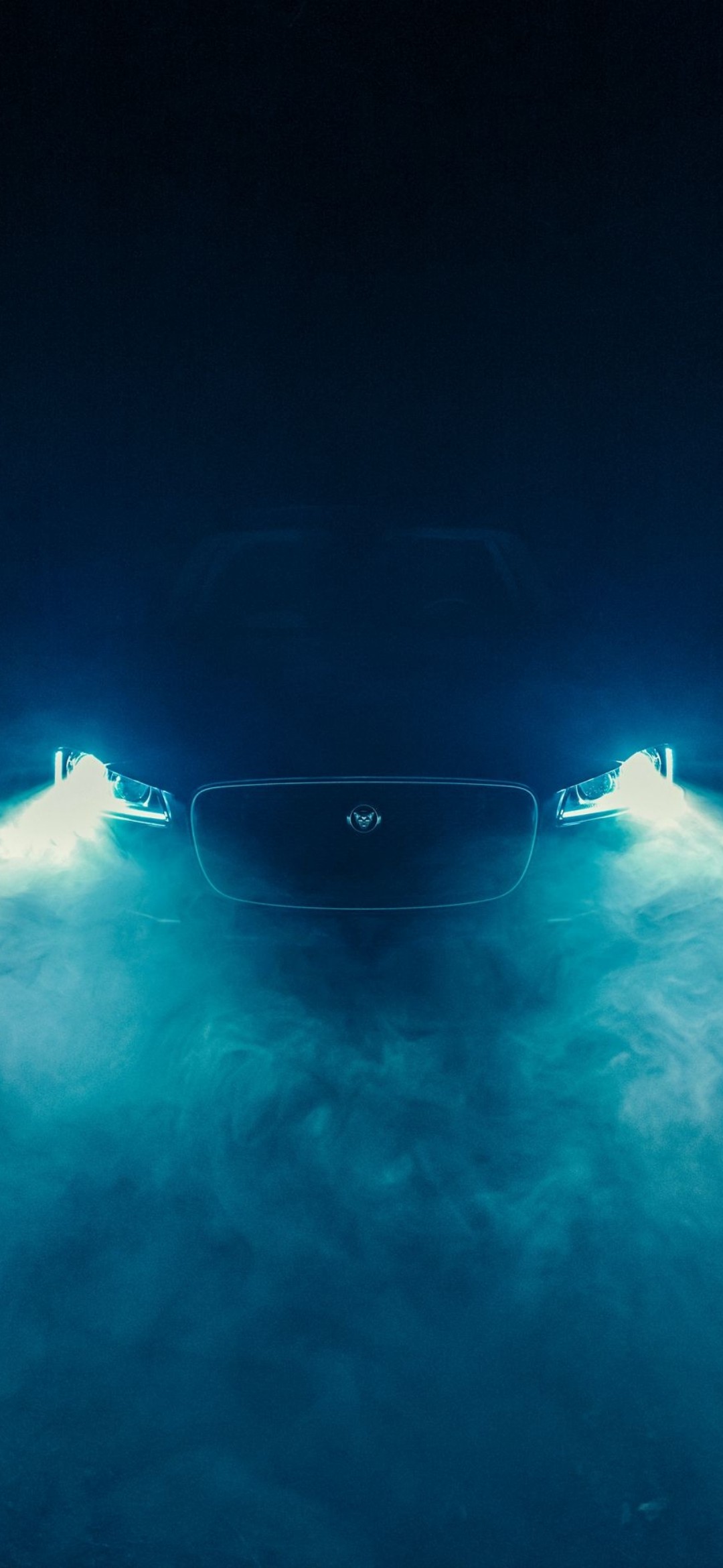 Обои синие автомобильные фары, легковые автомобили, Jaguar F-Pace ...