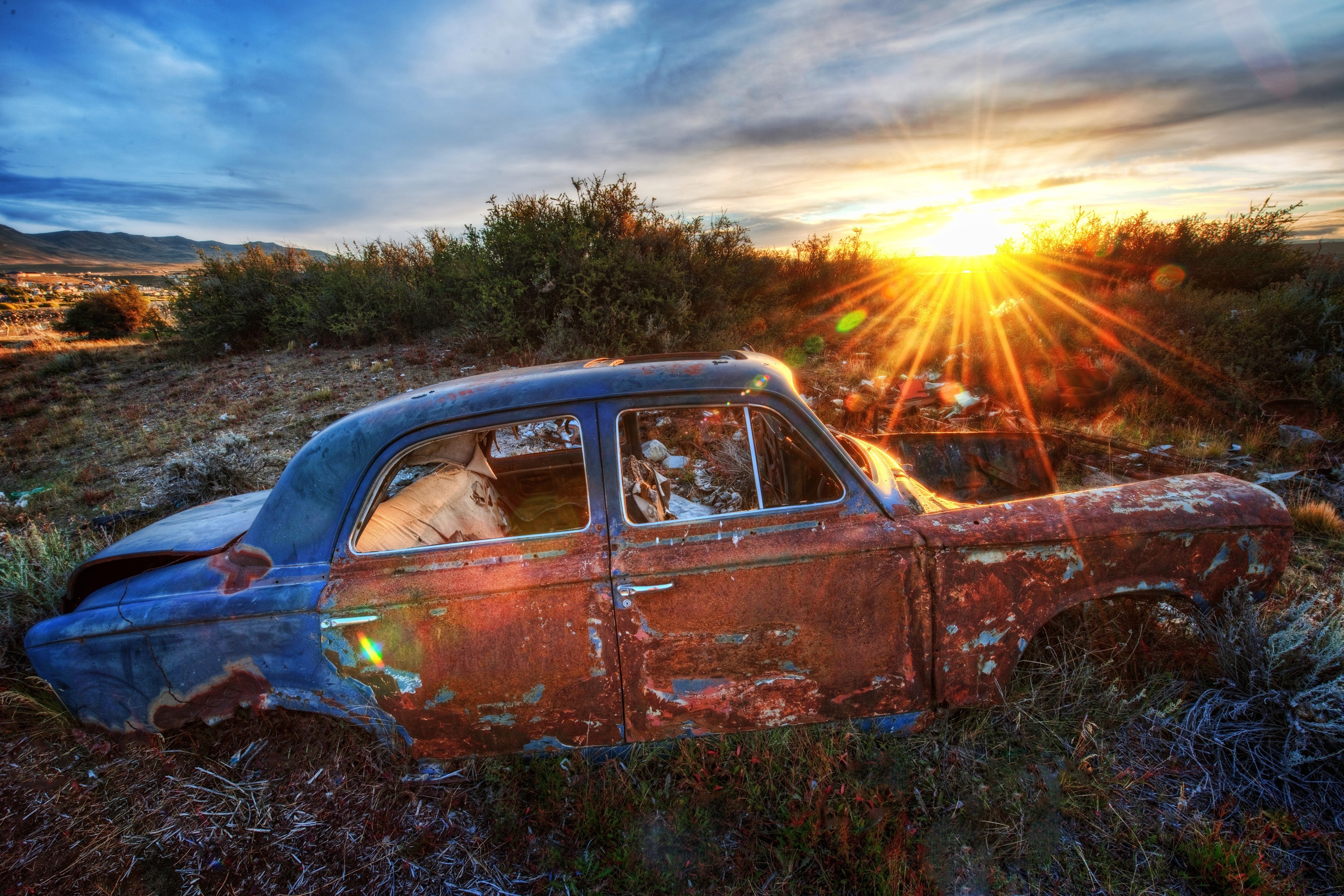 Фотосессия со старым авто