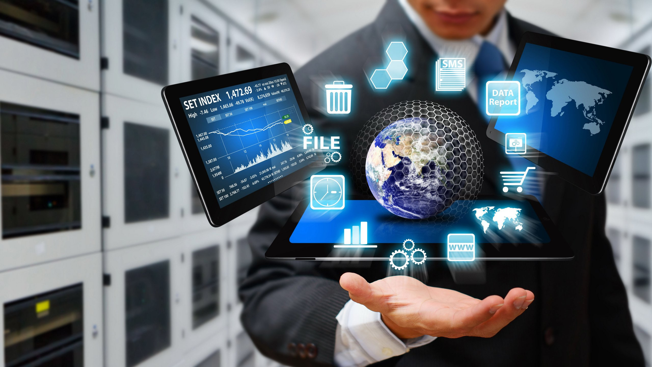 Обои Информационные технологии, вычислительная техника, технологии, марка, услуга в разрешении 2560x1440