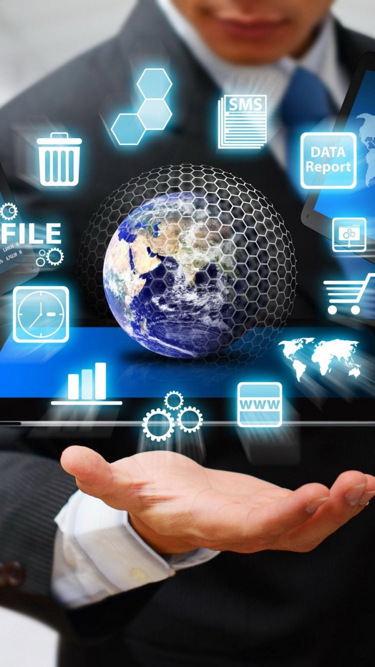 Обои Информационные технологии, вычислительная техника, технологии, марка, услуга в разрешении 750x1334