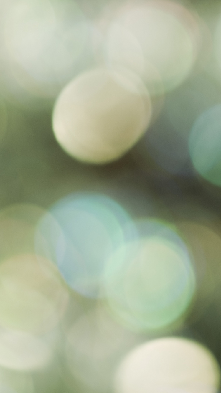 Обои боке, блик, зеленый, вода, наложение текстуры в разрешении 750x1334