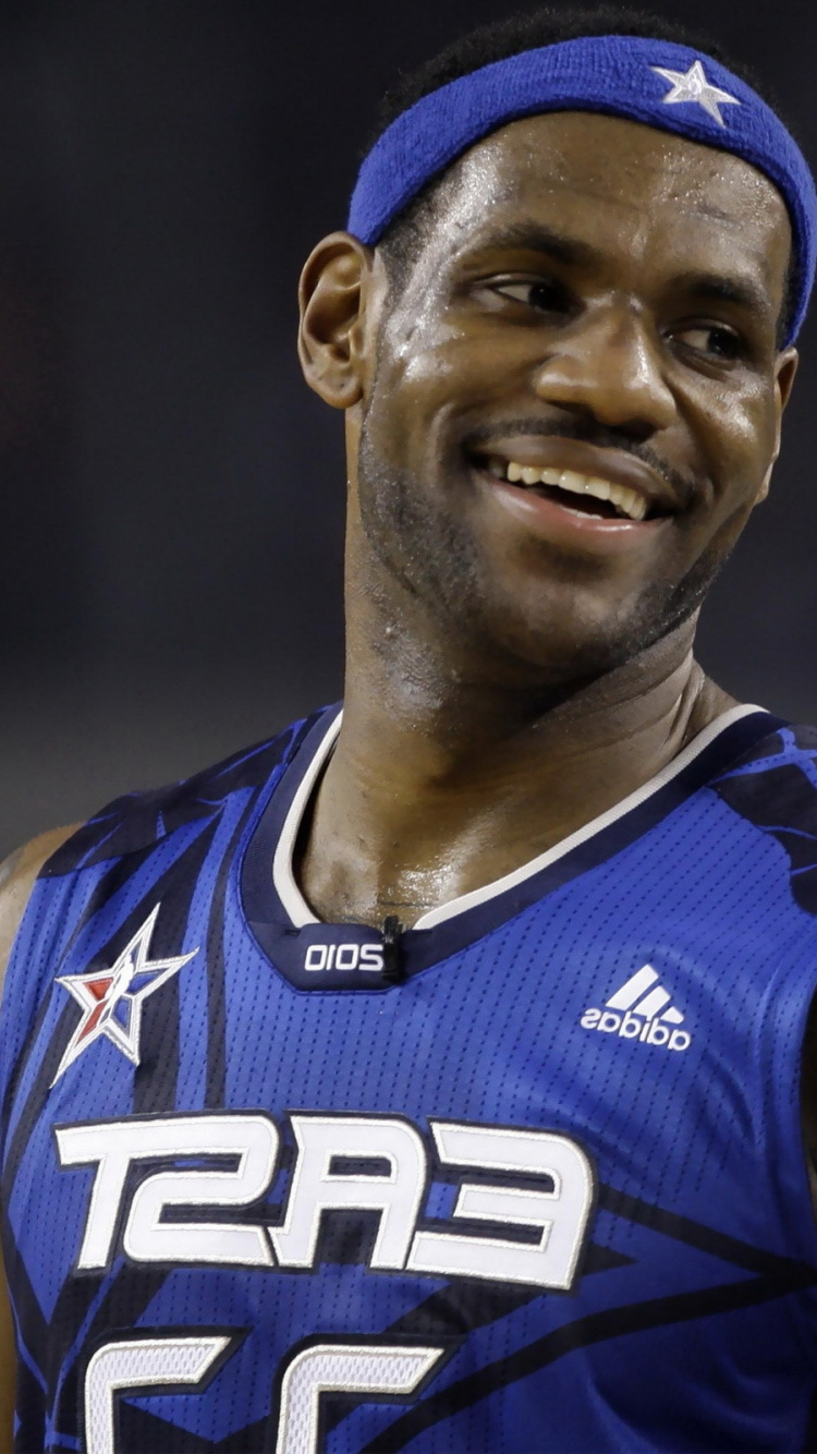 Обои Леброн Джеймс, Майами тепла, Кливленд кавальерс, NBA, Баскетбол в разрешении 750x1334