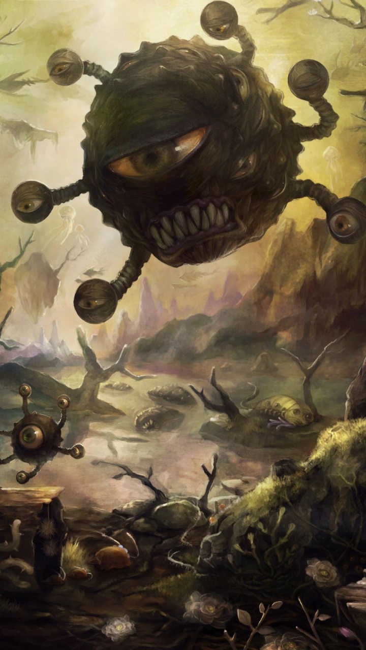 Обои Dragons Crown, живопись, арт, мифология, игра в разрешении 720x1280