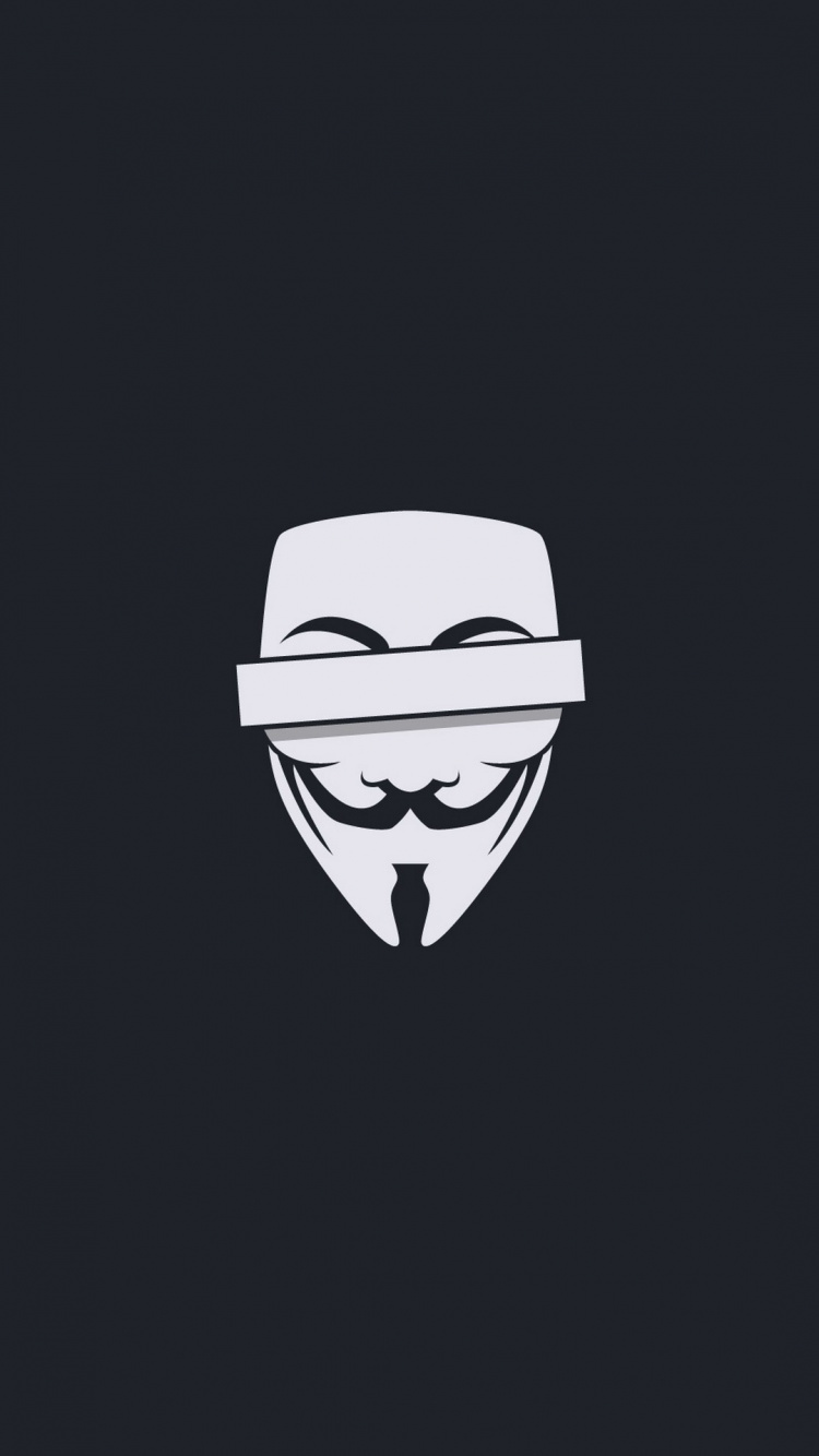 Обои голова, лого, иллюстрация, головной убор, графика в разрешении 750x1334