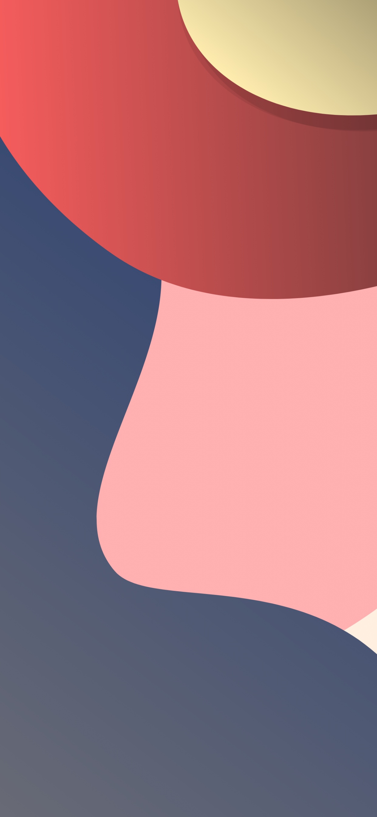 Обои Оранжевый цвет, материальное свойство, полутона и оттенки, арт, пурпурный цвет в разрешении 1242x2688