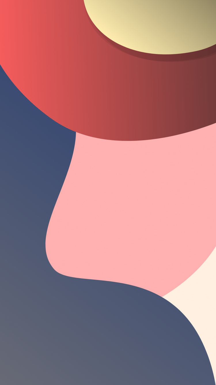 Обои Оранжевый цвет, материальное свойство, полутона и оттенки, арт, пурпурный цвет в разрешении 750x1334