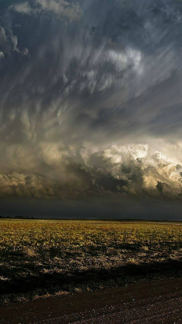 Обои буря, Гроза, облако, молния, дождь в разрешении 720x1280