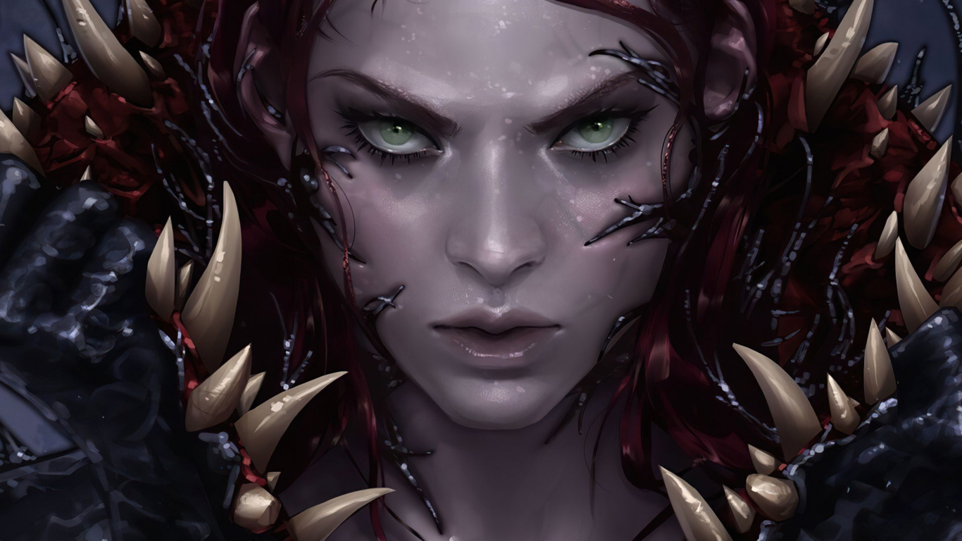 Обои вариант яда мэри джейн, Мэри Джейн Уотсон, Эдди Брок, Донни Кейтс, веном в разрешении 1366x768