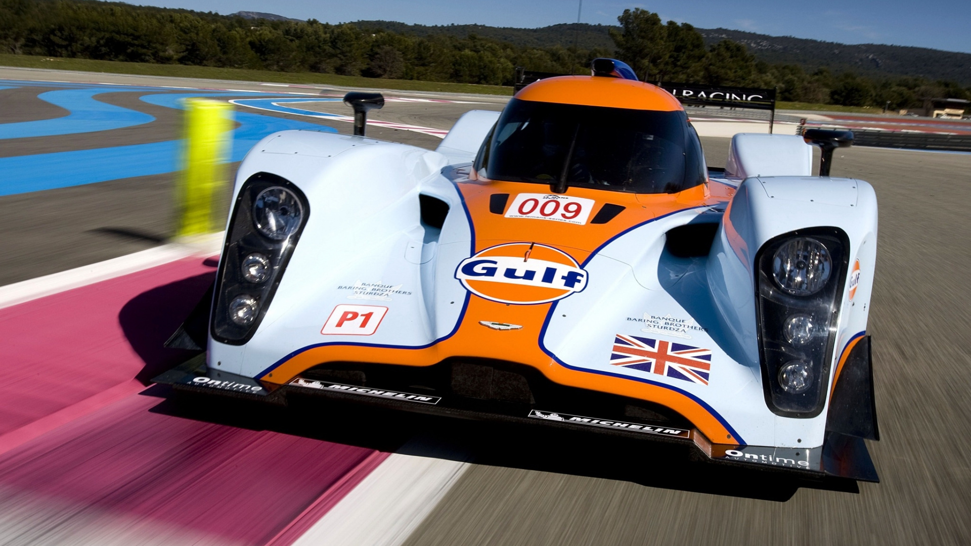 Обои Астон Мартин, гоночный автомобиль, спортивный гоночный автомобиль, спортивный прототип, Астон Мартин один 77 в разрешении 1920x1080