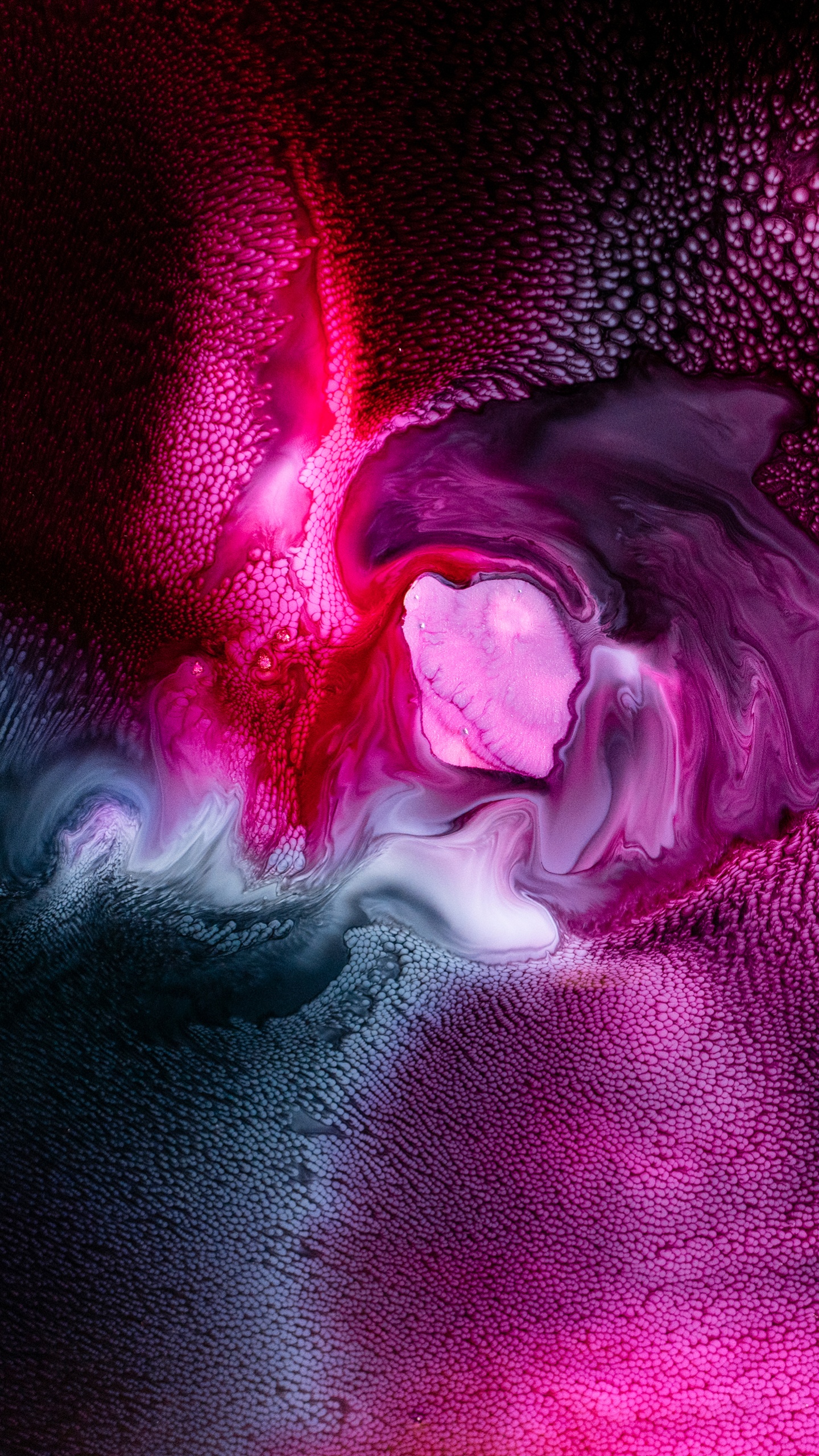 Обои арт, абстрактное искусство, красный цвет, розовый, пурпур в разрешении 1440x2560