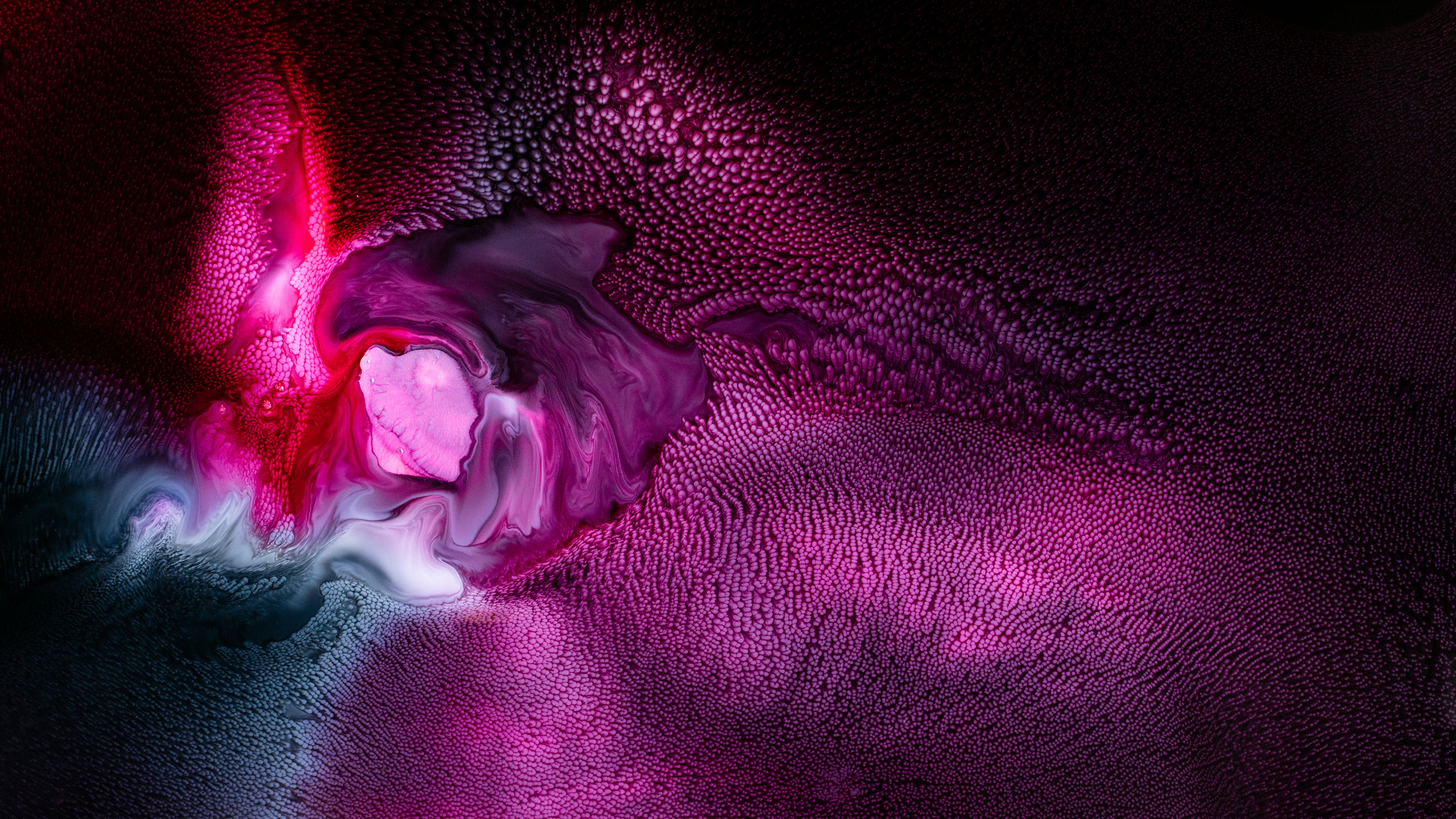 Обои арт, абстрактное искусство, красный цвет, розовый, пурпур в разрешении 2560x1440