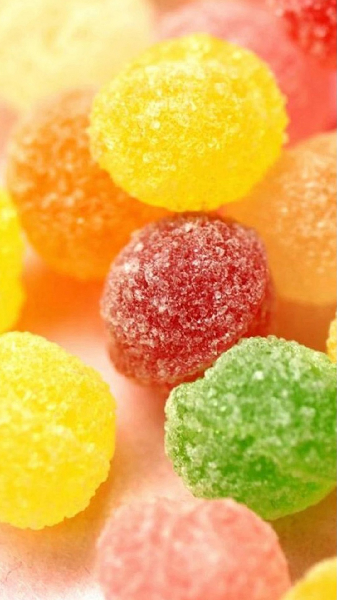 Обои круглый леденец, пастилка, пища, сладость, цукаты в разрешении 1080x1920