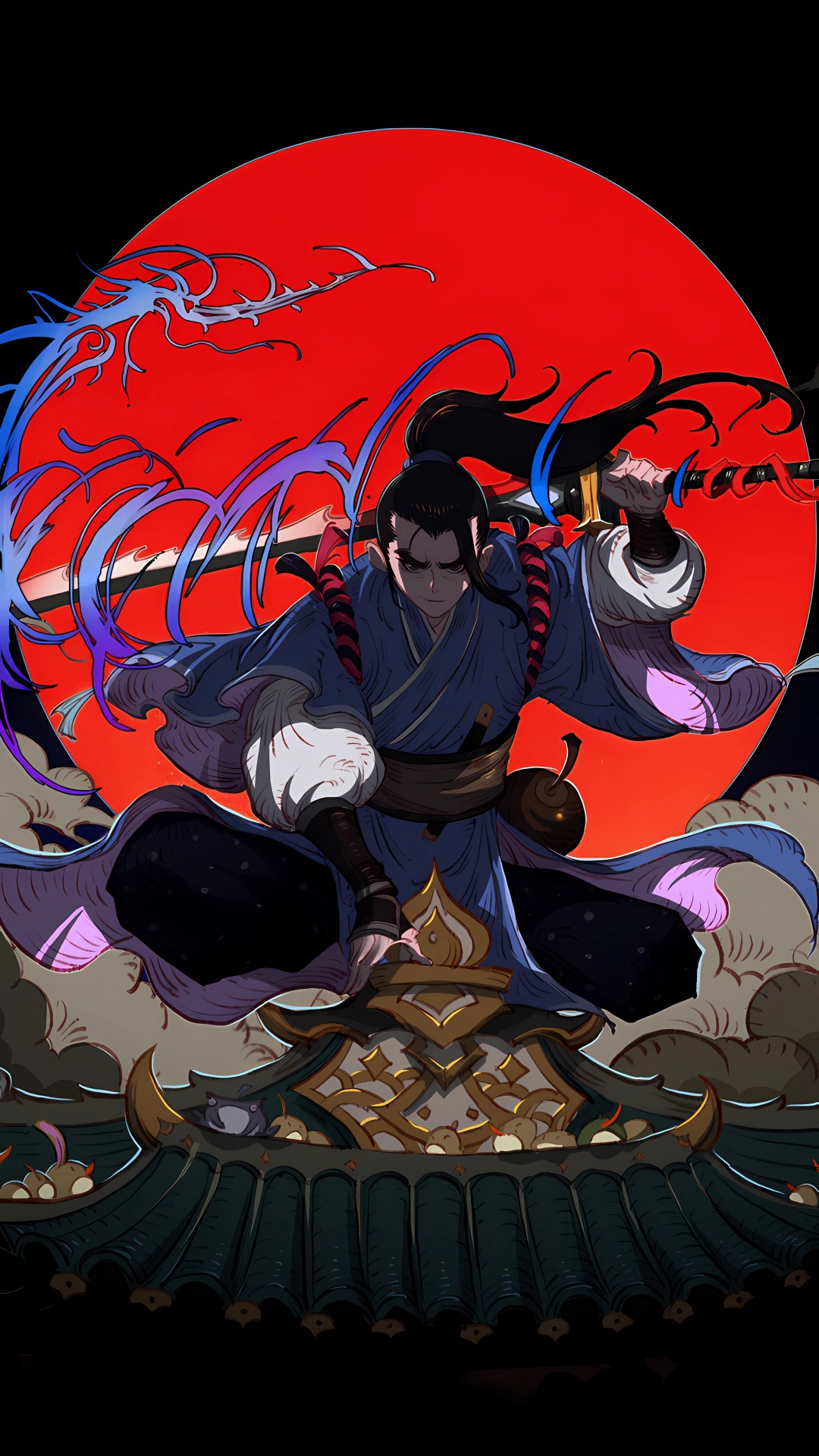 Обои мультфильм, комикс Куайкан, сабреддит, арт, живопись в разрешении 1080x1920