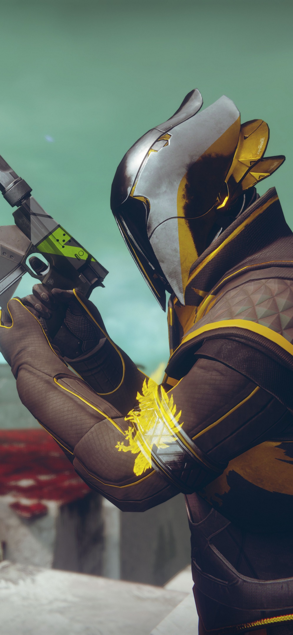 Обои playstation 4, игра, destiny 2, видеоигра, судьба в разрешении 1242x2688