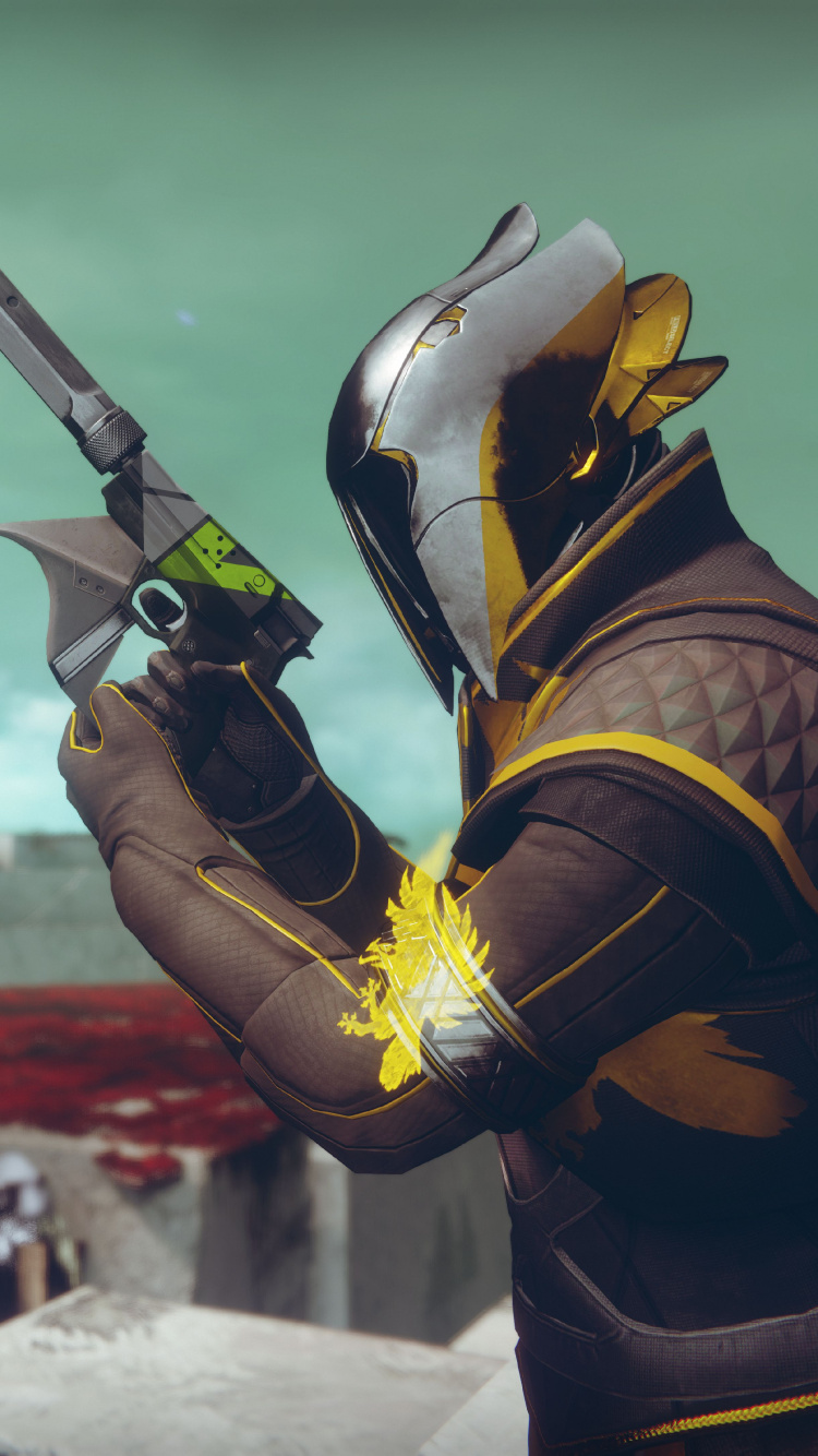 Обои playstation 4, игра, destiny 2, видеоигра, судьба в разрешении 750x1334