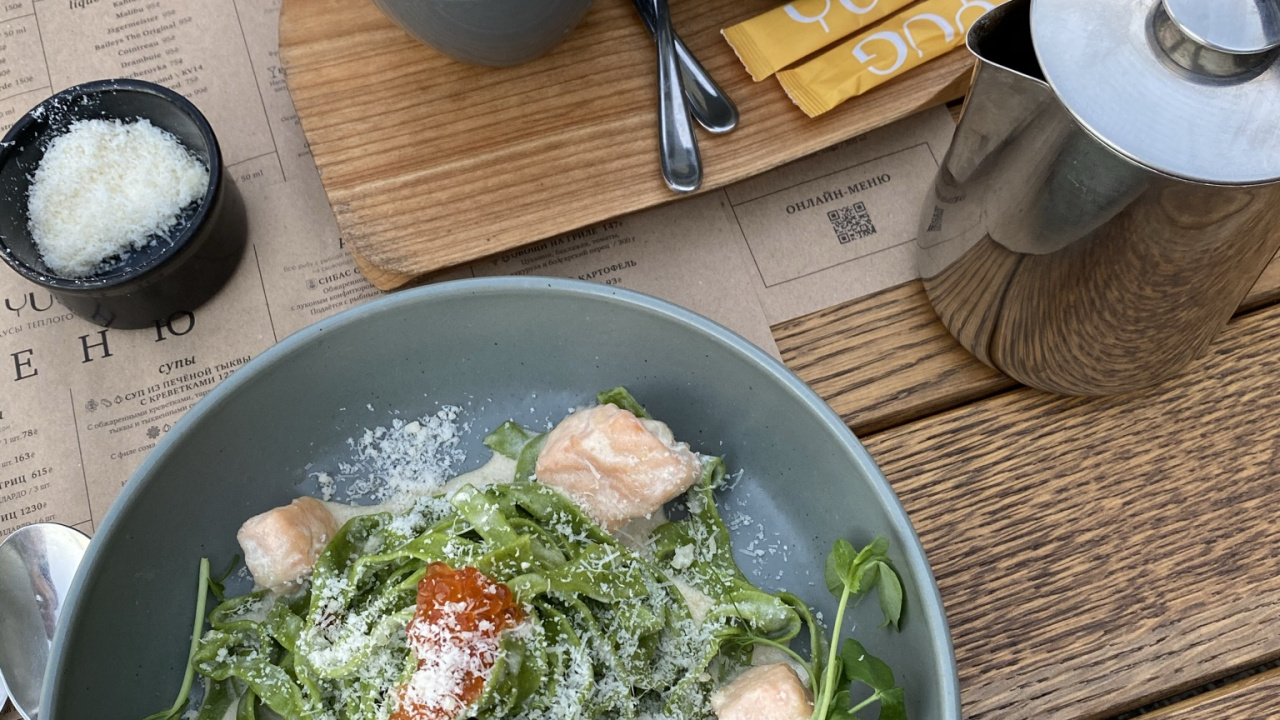 Обои завтрак, листовой овощ, вегетарианская кухня, овощ, посуда в разрешении 1280x720