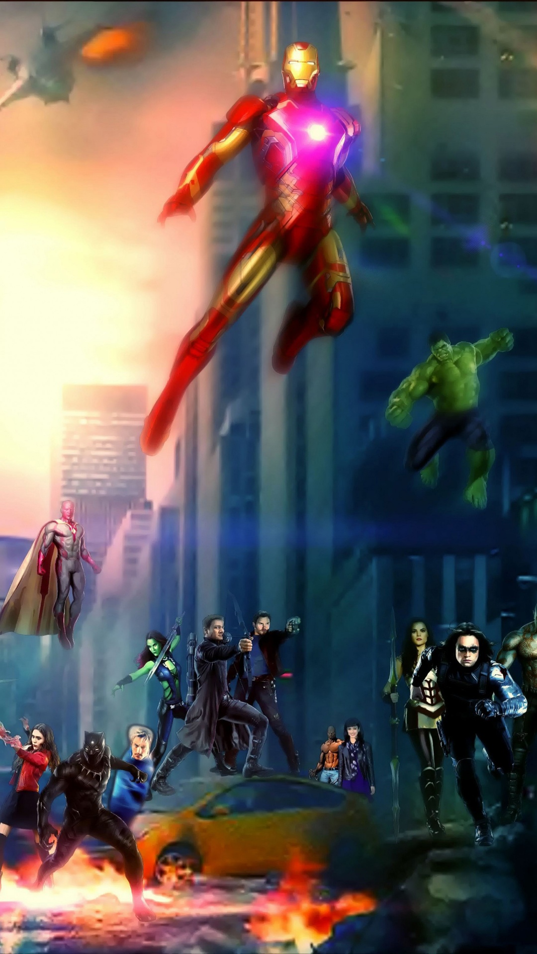 Обои marvel, компьютерная игра, игры, фильм, темнота в разрешении 1080x1920