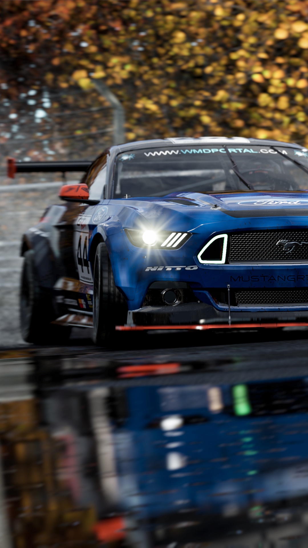 Обои Форд Мустанг РТР, авто, спорткар, мускул кар, спортивный седан в разрешении 1080x1920