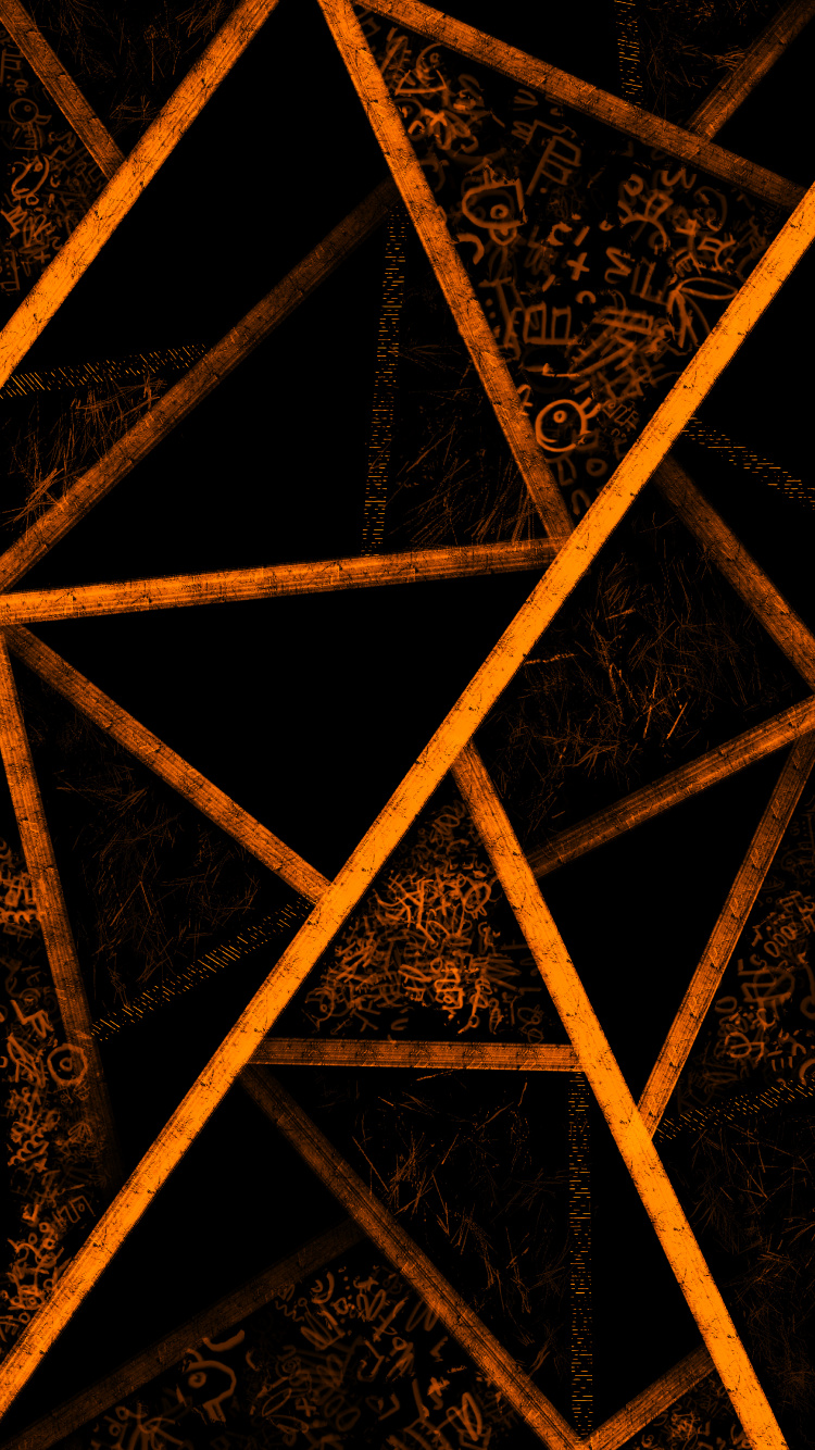 Обои треугольник, математика, геометрия, коричневый цвет, древесина в разрешении 750x1334