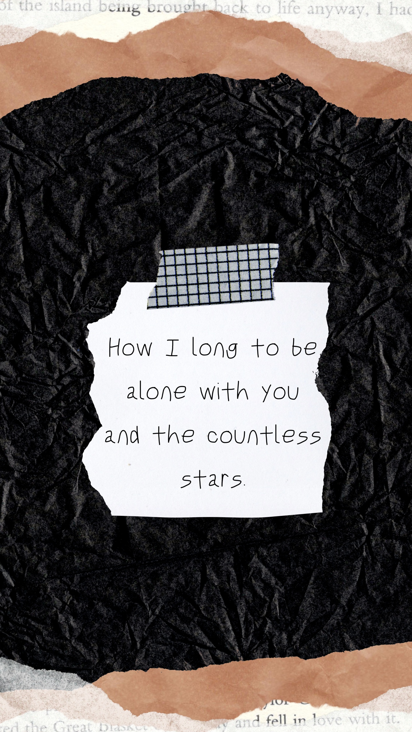 Обои черный, узор, Нори, Nokia, этикетка в разрешении 1440x2560