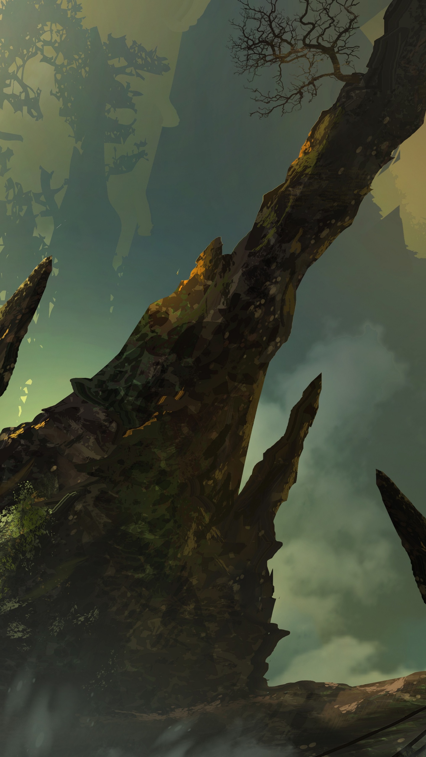 Обои фантастическое искусство, цифровое искусство, фэнтези, арт, герой в разрешении 1440x2560