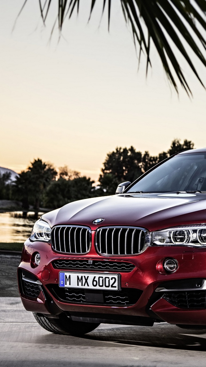Обои bmw x6, bmw, авто, спорткар, спортивный автомобиль в разрешении 720x1280