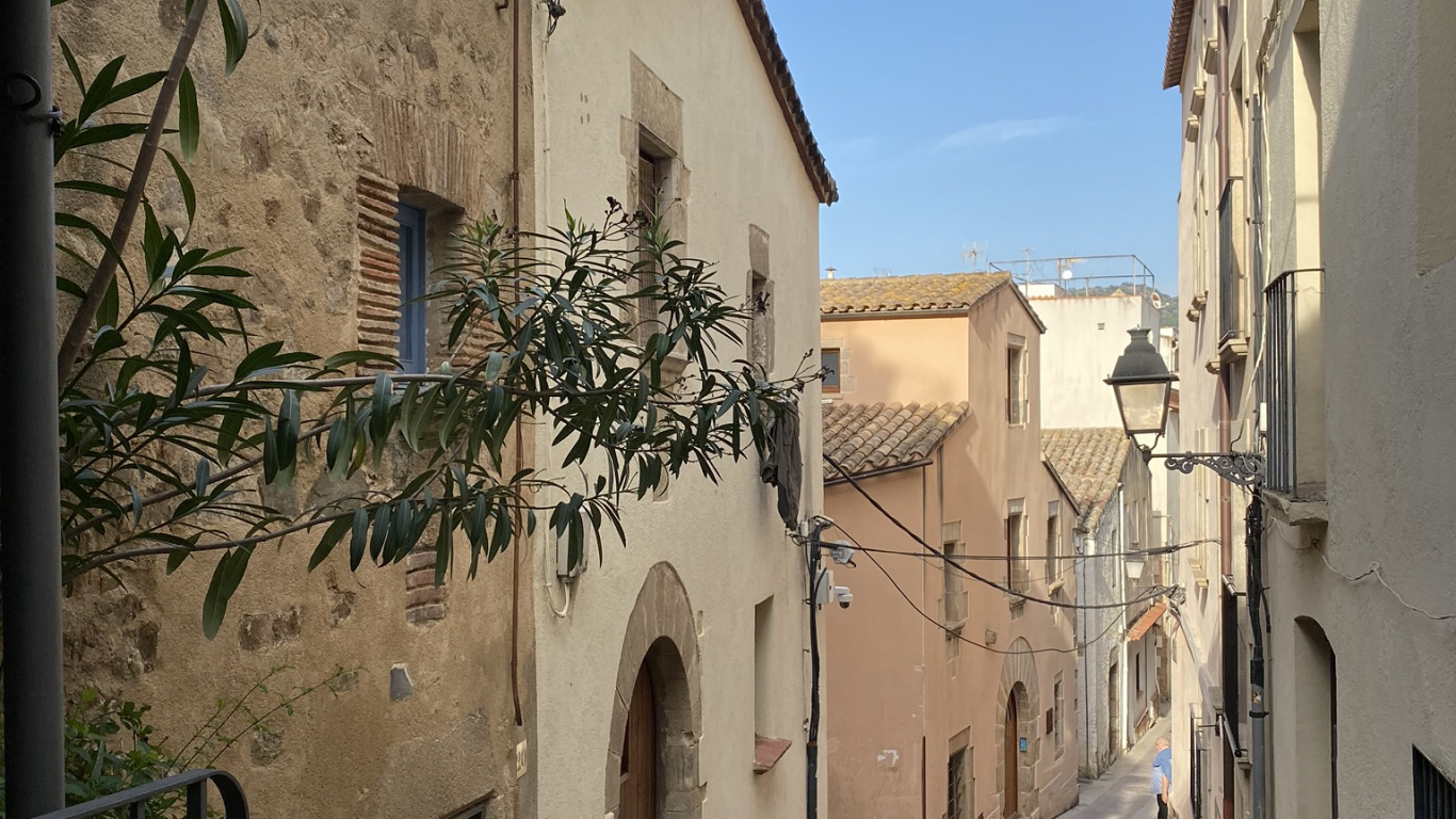 Обои аллея, недвижимость, средневековая архитектура, соседство, инфраструктура в разрешении 1366x768