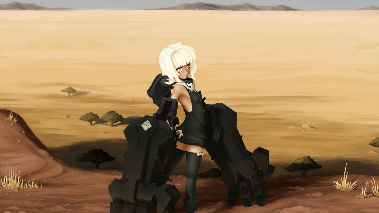 Обои эолийские рельефы, сахара, эрг, авантюра, девушка в разрешении 1280x720