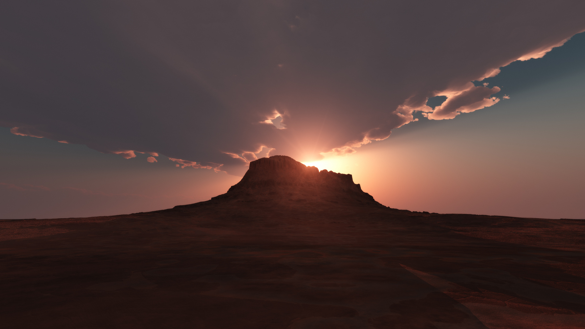 Обои природа, облако, свет, окружающая среда, горизонт в разрешении 1920x1080