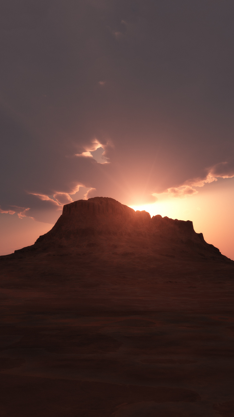 Обои природа, облако, свет, окружающая среда, горизонт в разрешении 750x1334