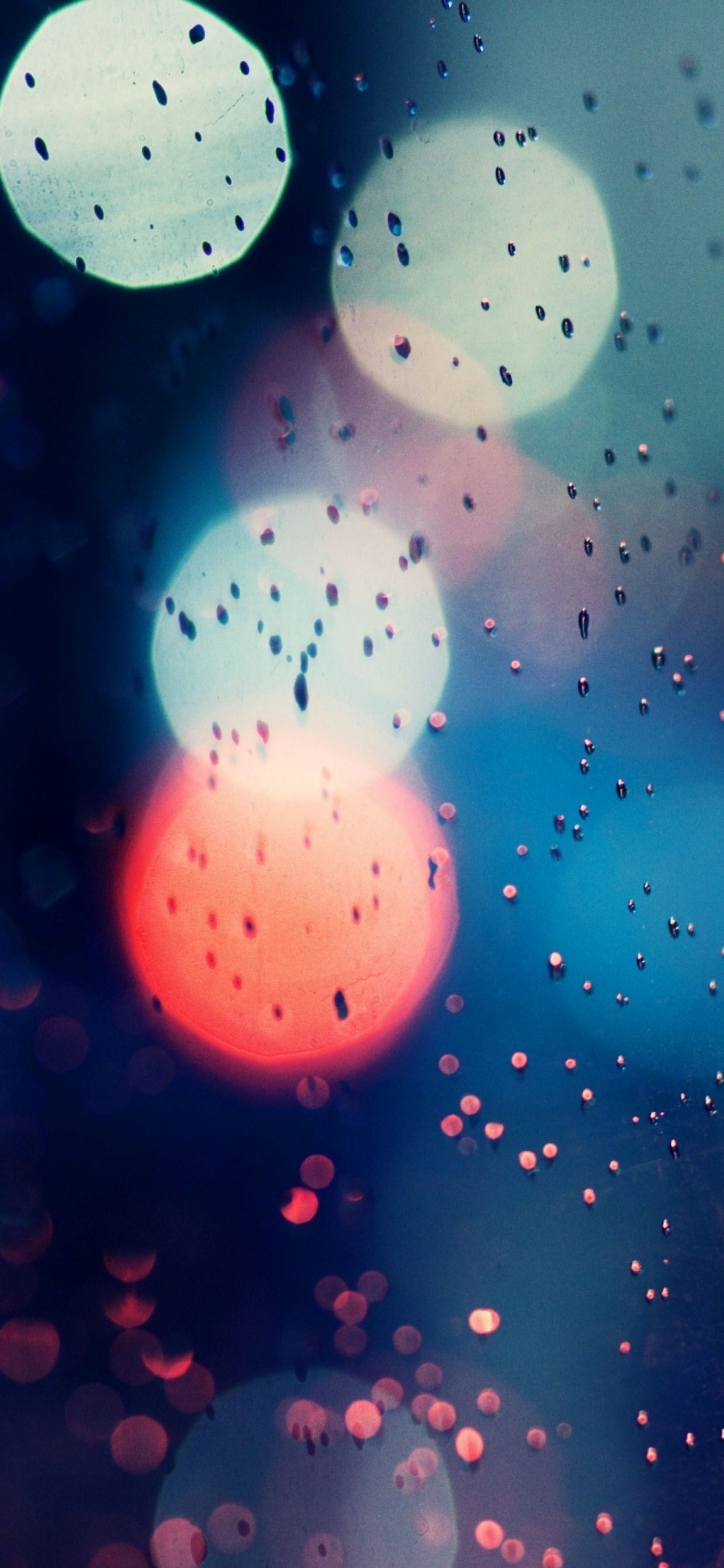 Обои вода, синий, падение, облако, дождь в разрешении 1242x2688