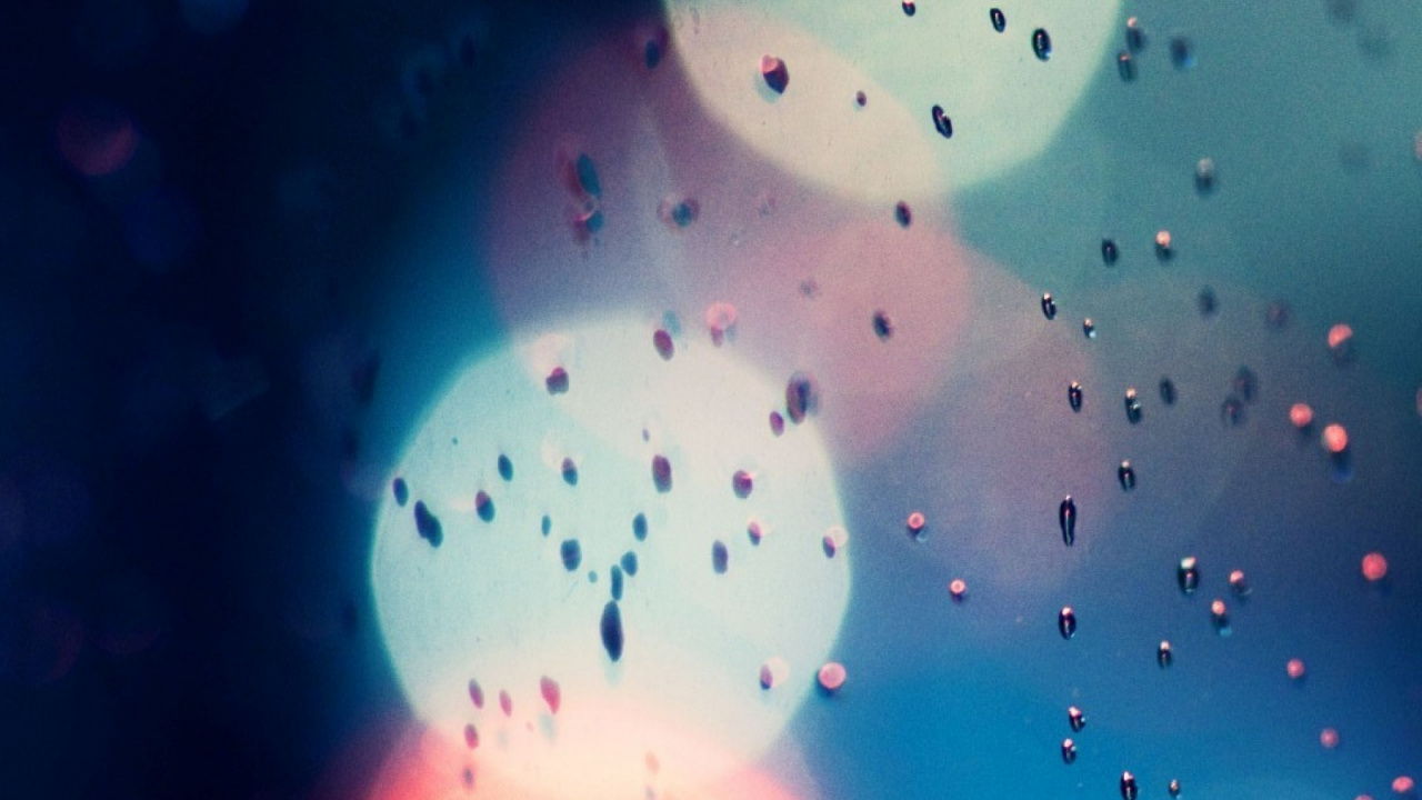 Обои вода, синий, падение, облако, дождь в разрешении 1280x720