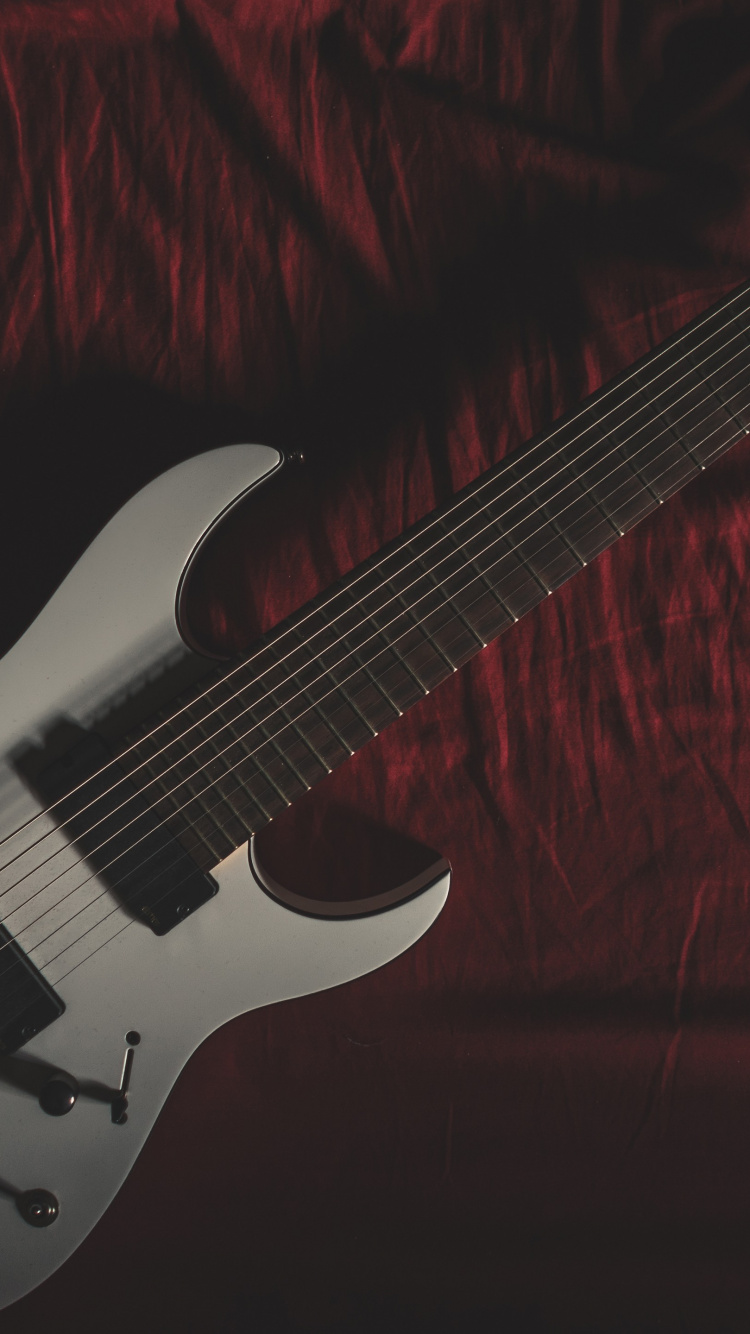 Обои гитара, электрогитара, гитарист, классическая гитара, музыкальный инструмент в разрешении 750x1334