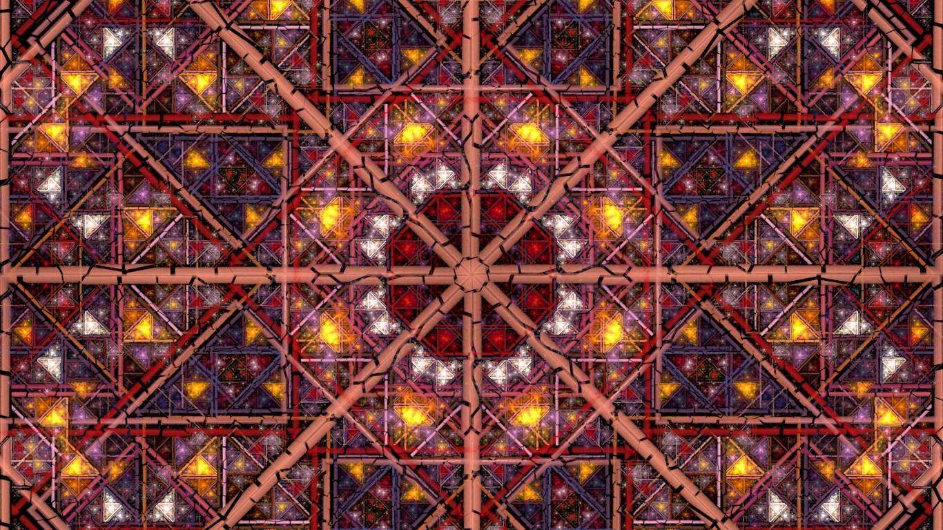 Обои узор, симметрия, коричневый цвет, дизайн, арт в разрешении 1366x768