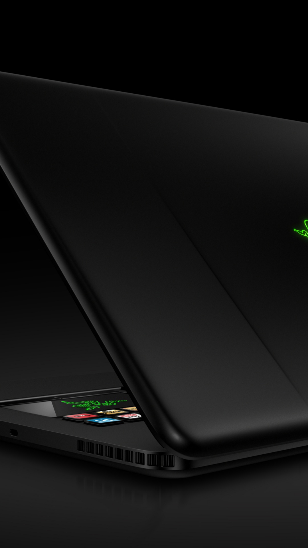 Обои Компания Razer Лезвие 14, технологии, электронное устройство, гаджет, мультимедийные средства в разрешении 1080x1920