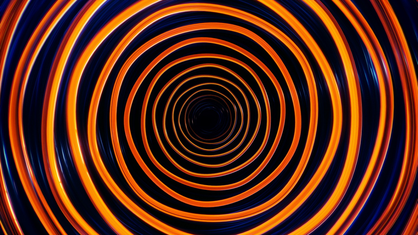 Обои узор, красочность, арт, симметрия, круг в разрешении 1366x768